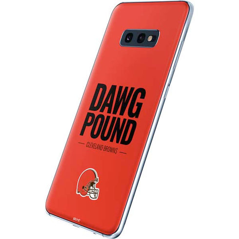 NFL Cleveland Browns Team Motto Galaxy S10e Skin
