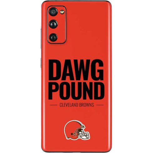 NFL Cleveland Browns Team Motto Galaxy S20 Fan Edition Skin