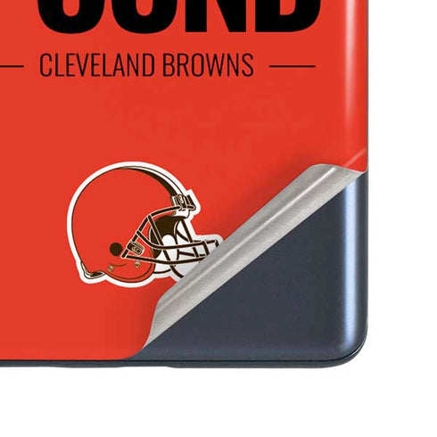 NFL Cleveland Browns Team Motto Galaxy S20 Fan Edition Skin