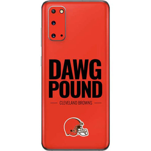 NFL Cleveland Browns Team Motto Galaxy S20 Skin