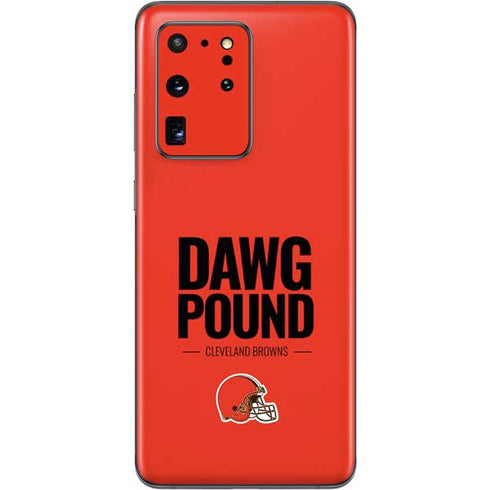 NFL Cleveland Browns Team Motto Galaxy S20 Ultra 5G Skin
