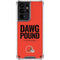 NFL Cleveland Browns Team Motto Galaxy S21 Ultra 5G Clear Case