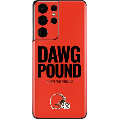 NFL Cleveland Browns Team Motto Galaxy S21 Ultra 5G Skin