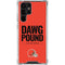 NFL Cleveland Browns Team Motto Galaxy S22 Ultra Clear Case