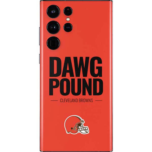 NFL Cleveland Browns Team Motto Galaxy S22 Ultra Skin
