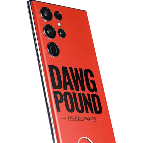 NFL Cleveland Browns Team Motto Galaxy S22 Ultra Skin