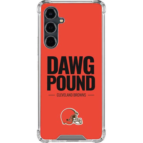 NFL Cleveland Browns Team Motto Galaxy S23 FE Clear Case