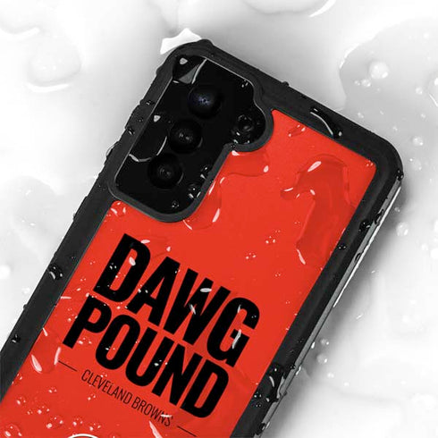 NFL Cleveland Browns Team Motto Galaxy S23 Waterproof Case