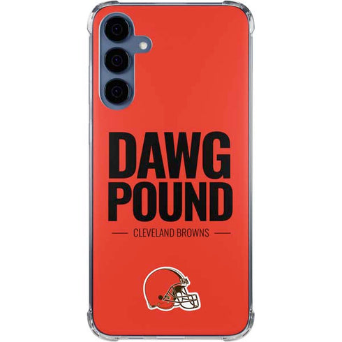 NFL Cleveland Browns Team Motto Galaxy S24 Clear Case