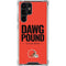 NFL Cleveland Browns Team Motto Galaxy S24 Ultra Clear Case