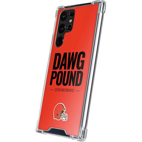 NFL Cleveland Browns Team Motto Galaxy S24 Ultra Clear Case
