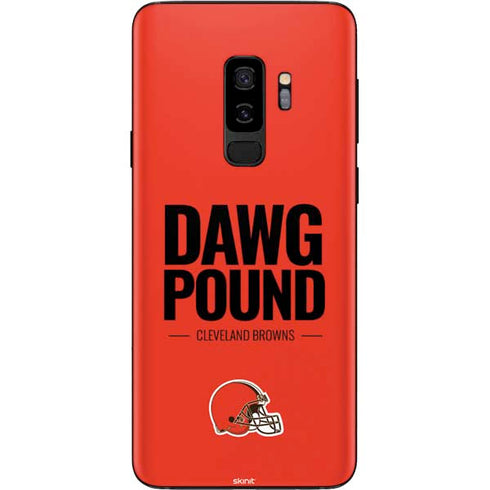 NFL Cleveland Browns Team Motto Galaxy S9 Plus Skin