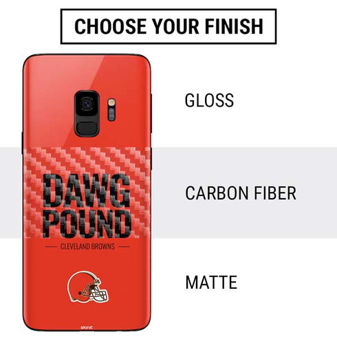 NFL Cleveland Browns Team Motto Galaxy S9 Skin
