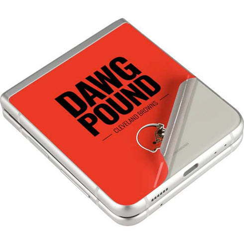NFL Cleveland Browns Team Motto Galaxy Z Flip3 5G Skin