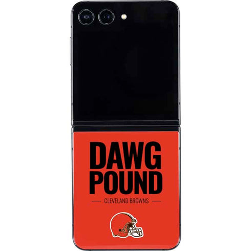 NFL Cleveland Browns Team Motto Galaxy Z Flip5 5G Skin