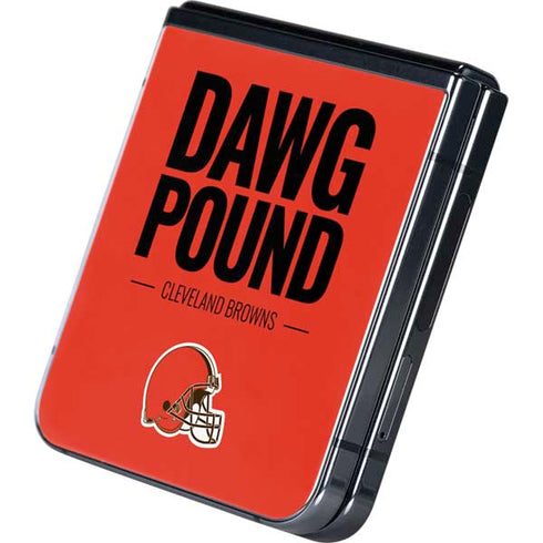 NFL Cleveland Browns Team Motto Galaxy Z Flip5 5G Skin