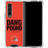 NFL Cleveland Browns Team Motto Galaxy Z Fold4 5G Clear Case