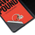 NFL Cleveland Browns Team Motto Galaxy Z Fold4 5G Skin