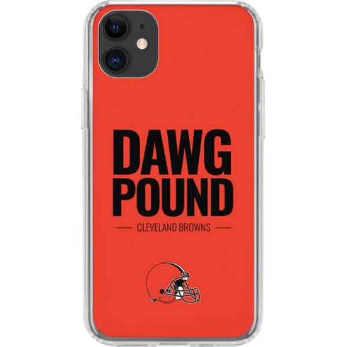 NFL Cleveland Browns Team Motto iPhone 11 Clear Case