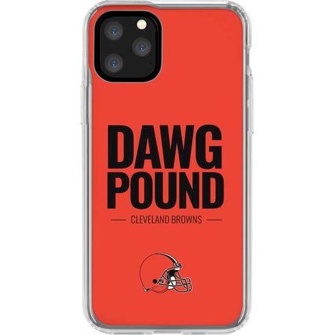 NFL Cleveland Browns Team Motto iPhone 11 Pro Clear Case