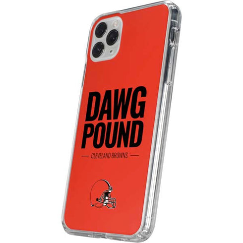 NFL Cleveland Browns Team Motto iPhone 11 Pro Clear Case