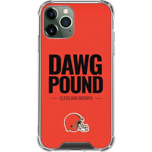 NFL Cleveland Browns Team Motto iPhone 11 Pro Max Clear Case