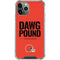 NFL Cleveland Browns Team Motto iPhone 11 Pro Max Clear Case