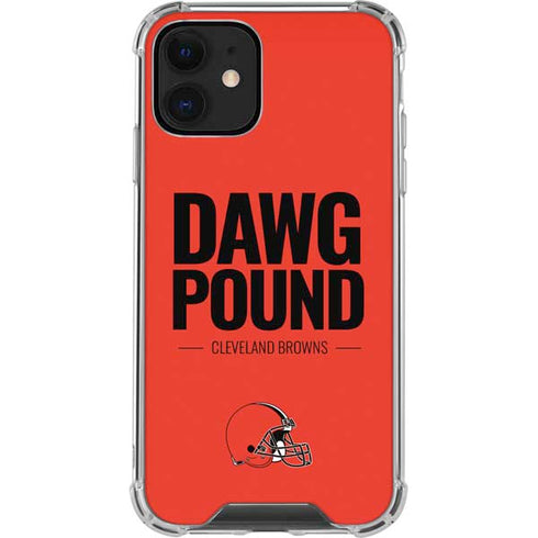NFL Cleveland Browns Team Motto iPhone 12 Clear Case