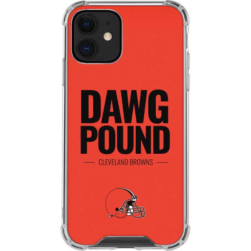NFL Cleveland Browns Team Motto iPhone 12 Mini Clear Case