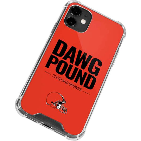 NFL Cleveland Browns Team Motto iPhone 12 Mini Clear Case