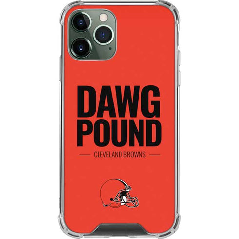 NFL Cleveland Browns Team Motto iPhone 12 Pro Clear Case