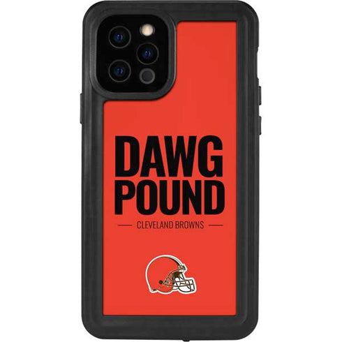 NFL Cleveland Browns Team Motto iPhone 12 Pro Waterproof Case