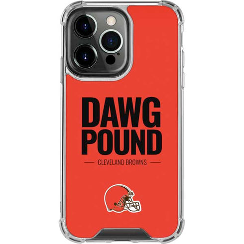 NFL Cleveland Browns Team Motto iPhone 13 Pro Clear Case