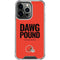 NFL Cleveland Browns Team Motto iPhone 13 Pro Clear Case