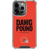 NFL Cleveland Browns Team Motto iPhone 13 Pro Clear Case