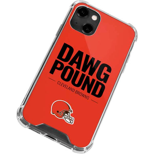 NFL Cleveland Browns Team Motto iPhone 14 Clear Case