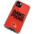 NFL Cleveland Browns Team Motto iPhone 14 Clear Case