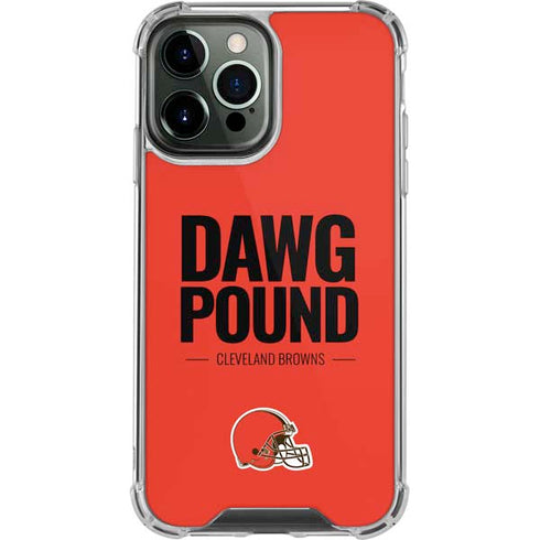 NFL Cleveland Browns Team Motto iPhone 15 Pro Max Clear Case