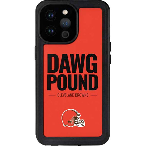 NFL Cleveland Browns Team Motto iPhone 14 Pro Max Waterproof Case