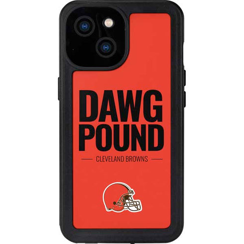 NFL Cleveland Browns Team Motto iPhone 15 Waterproof Case