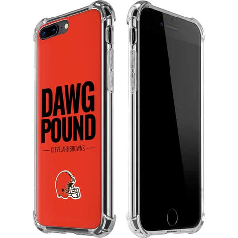 NFL Cleveland Browns Team Motto iPhone 7/8 Plus Clear Case