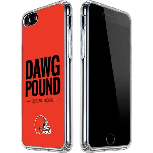 NFL Cleveland Browns Team Motto iPhone SE (2nd & 3rd Gen) Clear Case