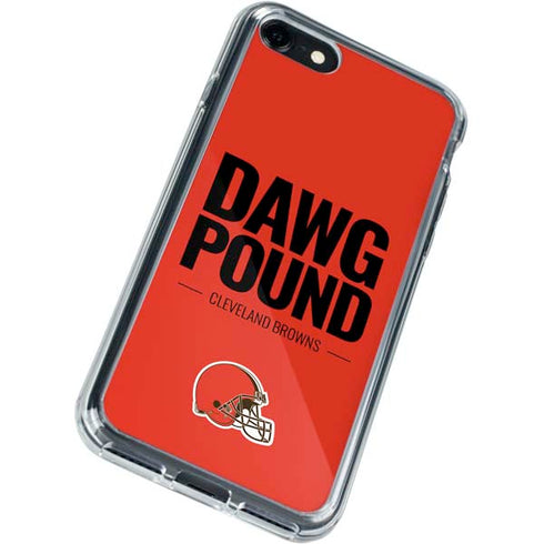 NFL Cleveland Browns Team Motto iPhone SE (2nd & 3rd Gen) Clear Case