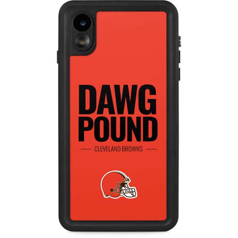NFL Cleveland Browns Team Motto iPhone XR Waterproof Case