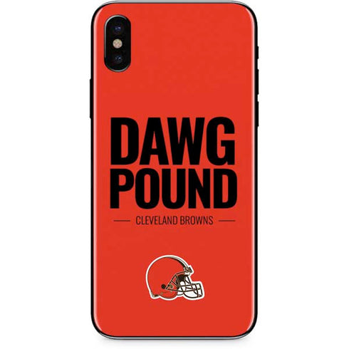 NFL Cleveland Browns Team Motto iPhone XS Skin