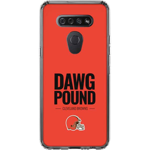 NFL Cleveland Browns Team Motto LG K51/Q51 Clear Case