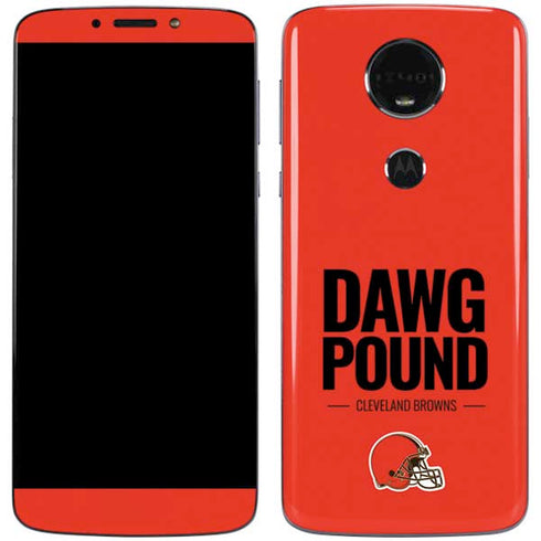 NFL Cleveland Browns Team Motto Moto E5 Plus Skin