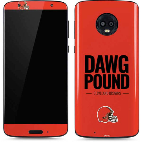 NFL Cleveland Browns Team Motto Moto G6 Skin