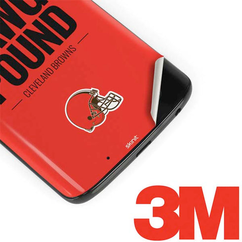 NFL Cleveland Browns Team Motto Moto G6 Skin