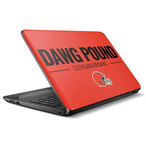 NFL Cleveland Browns Team Motto HP Notebook Skin